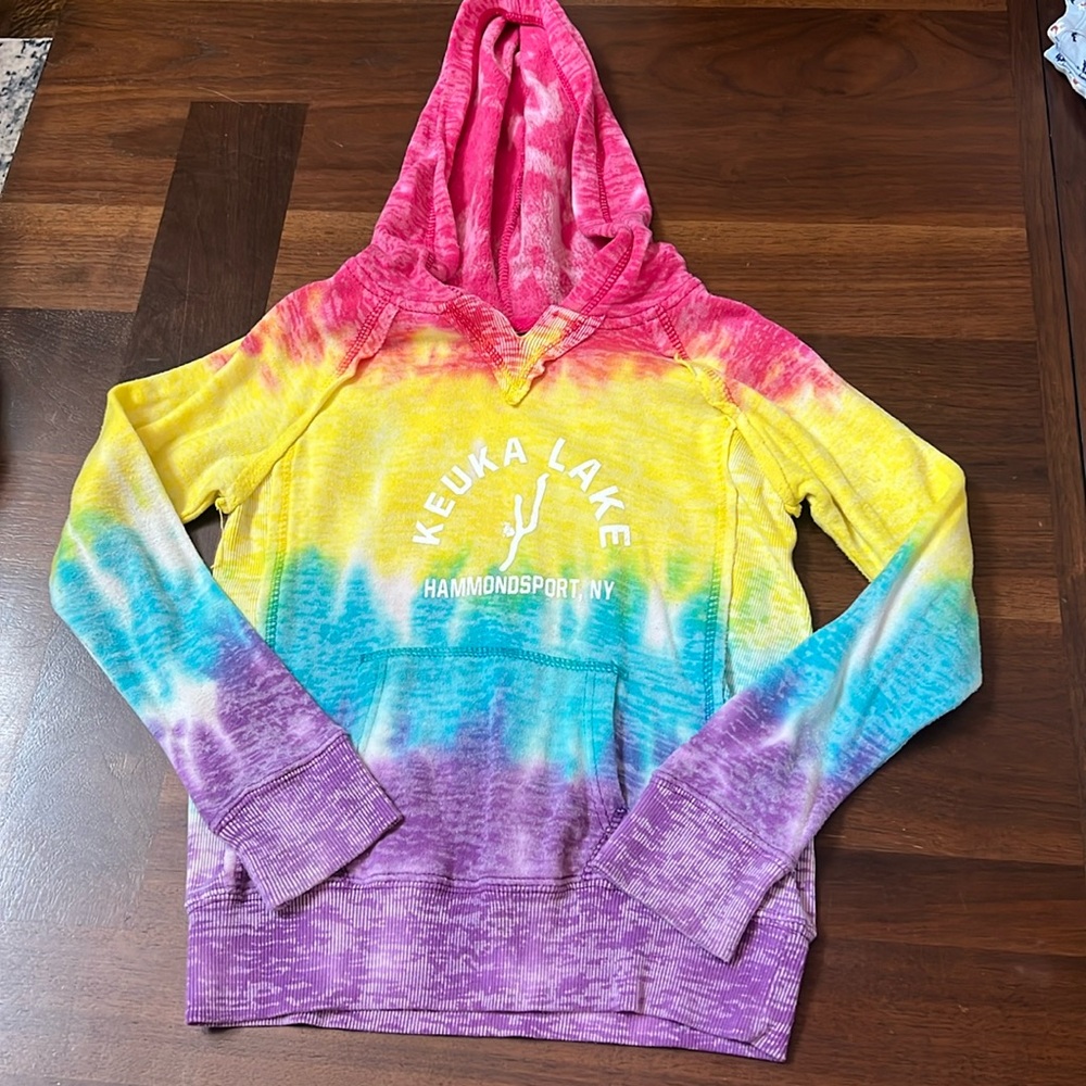 Comfy Girls hoodie size medium- finger lakes region